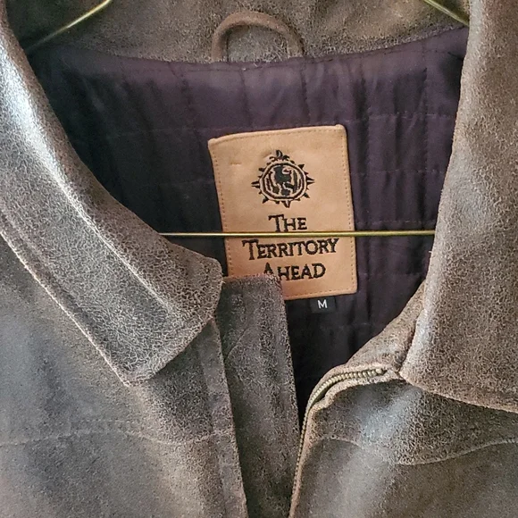 Mens Territory Ahead leather jacket